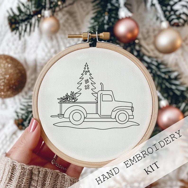 lusailstore-Christmas Embroidery KIT