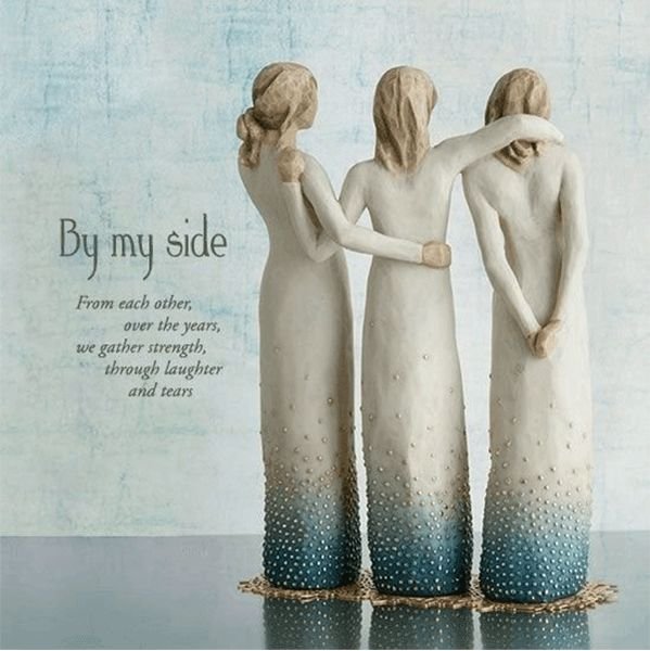 lusailstore- By My Side, Sculpted Hand-Painted Figure