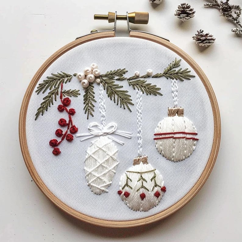 lusailstore-Christmas Embroidery KIT