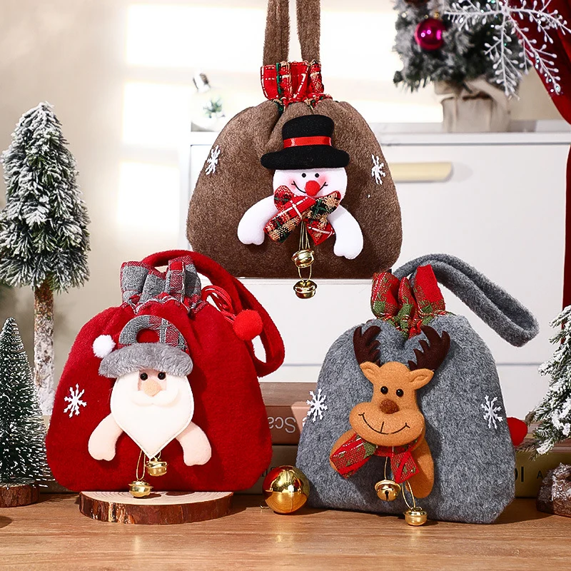 lusailstore-Christmas gift bag zipper design