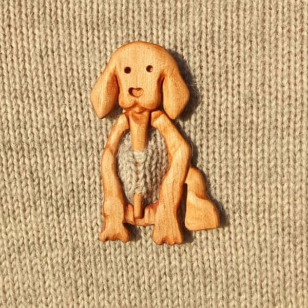 lusailstore - wooden animal brooches