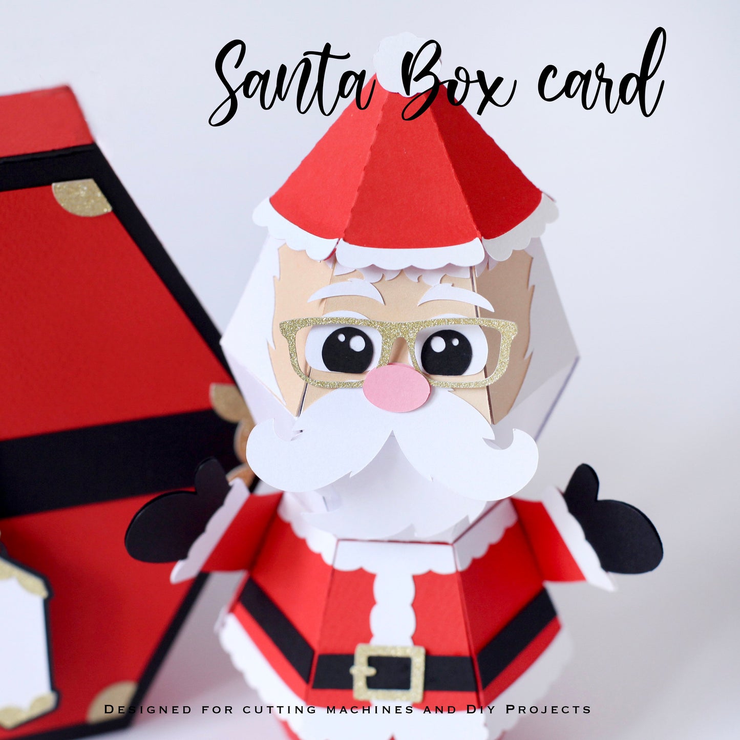 lusailstore-3D Santa Claus prank pop-up box card
