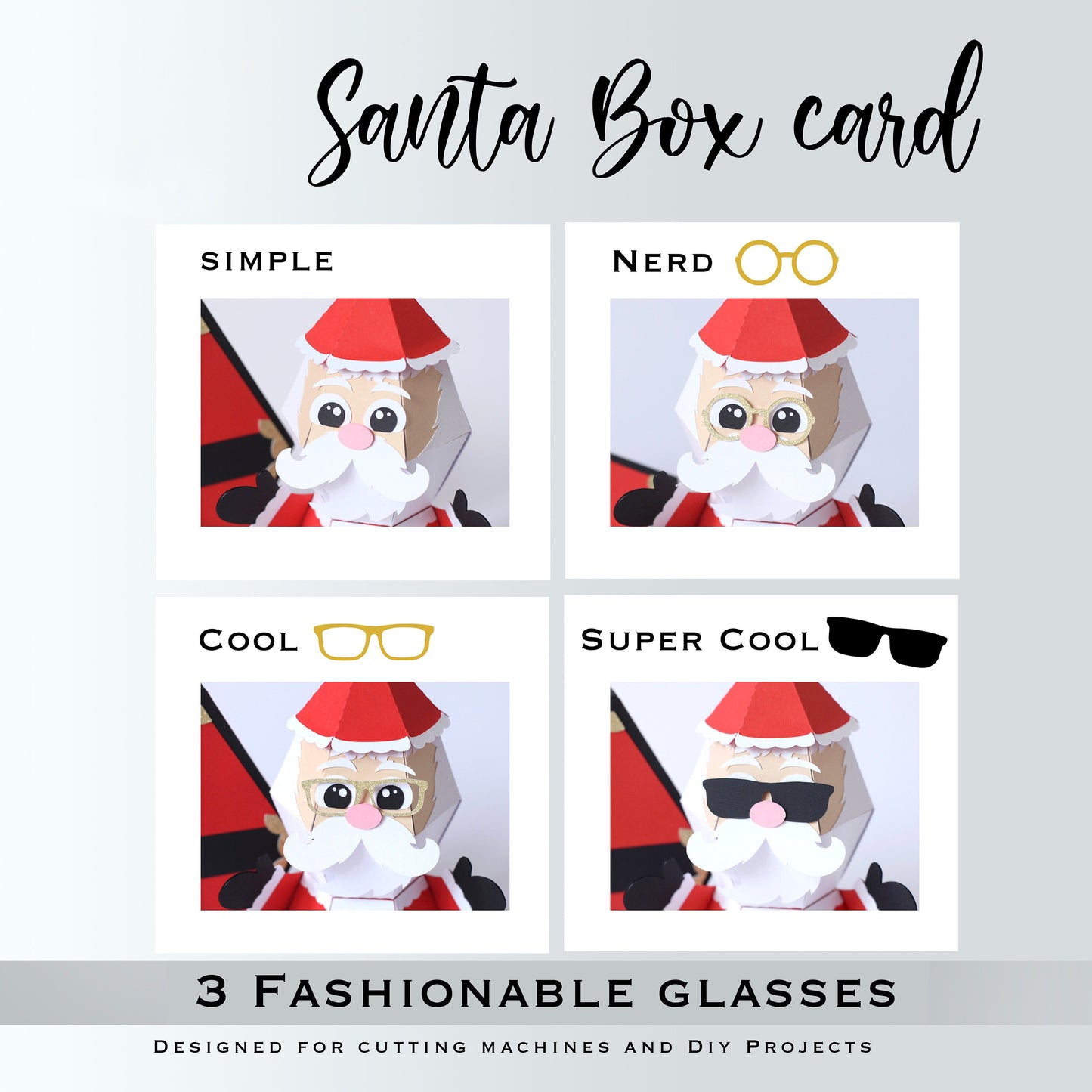 lusailstore-3D Santa Claus prank pop-up box card