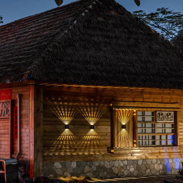 lusailstore - solar outdoor wall lights