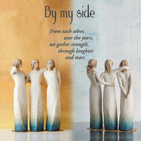 lusailstore- By My Side, Sculpted Hand-Painted Figure