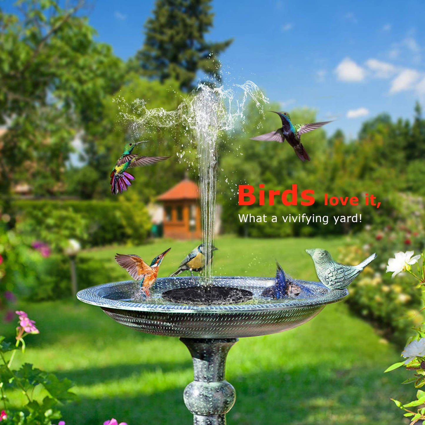 lusailstore - Solar outdoor fountain