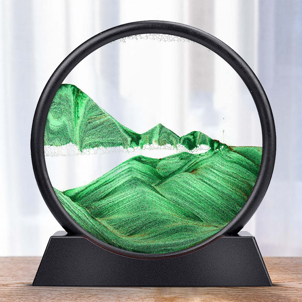 lusailstore-3D Hourglass Deep Sea Sand Scene