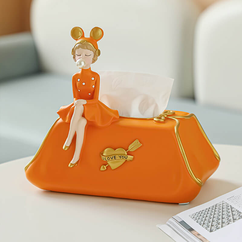 lusailstore - Elegant Bubble Girl Tissue Box