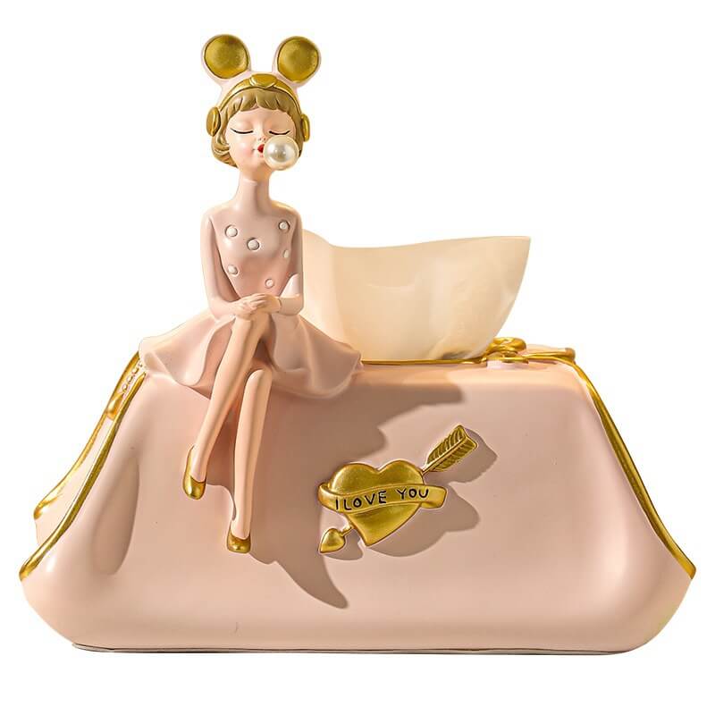 lusailstore - Elegant Bubble Girl Tissue Box