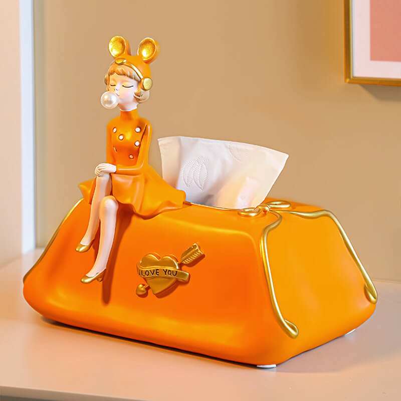 lusailstore - Elegant Bubble Girl Tissue Box