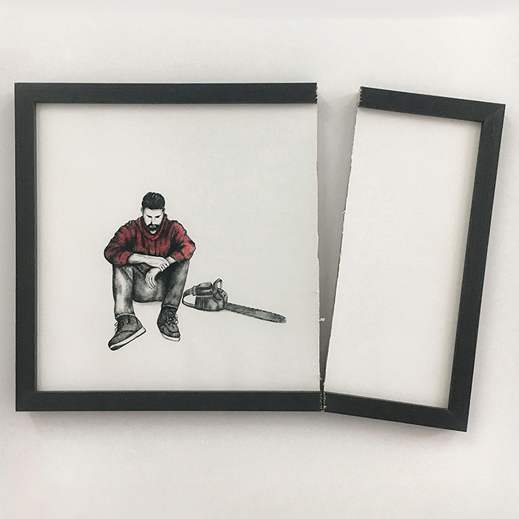 lusailstore - Wall hanging decoration The art of destruction