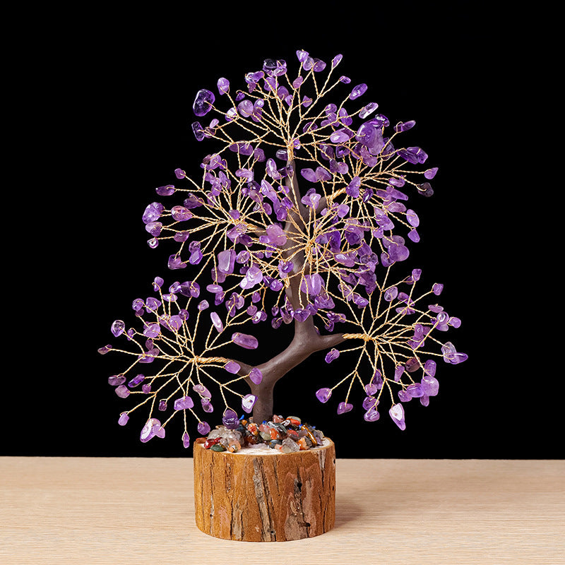 lusailstore - Colorful gravel tree of life ornaments