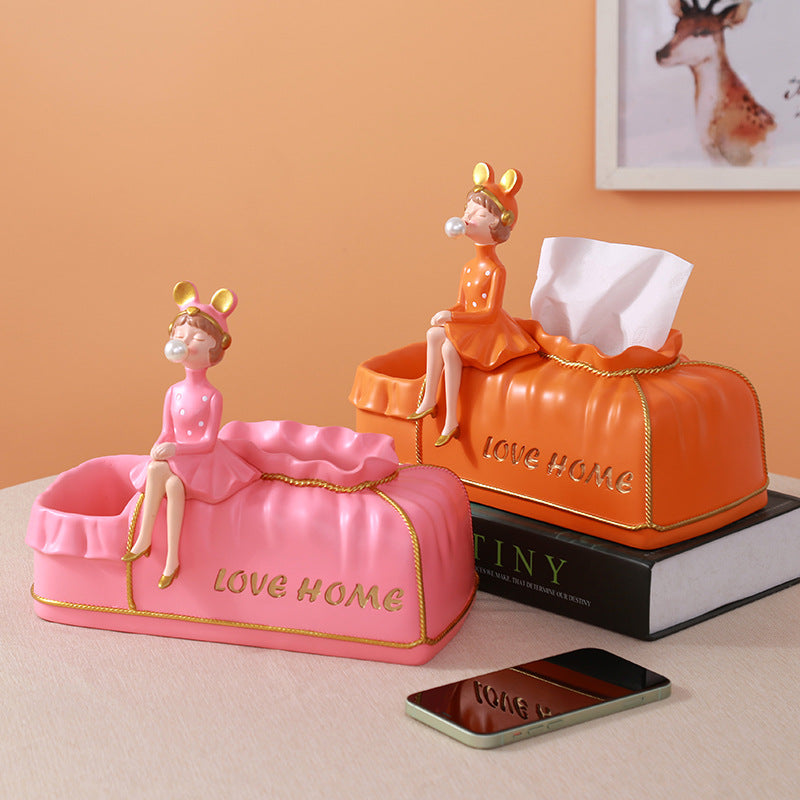 lusailstore - Elegant Bubble Girl Tissue Box