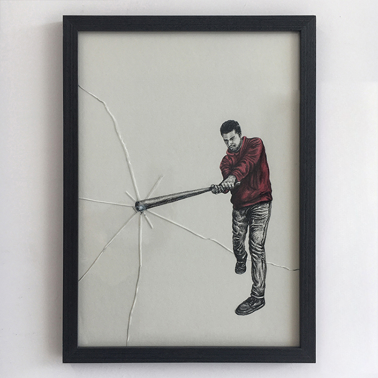 lusailstore - Wall hanging decoration The art of destruction