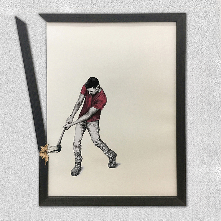 lusailstore - Wall hanging decoration The art of destruction