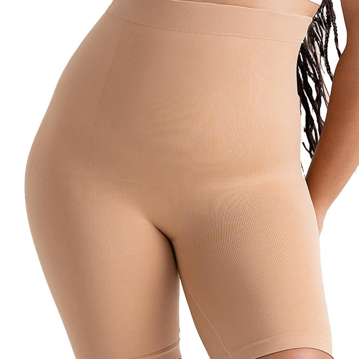 lusailstore - high waist shaping shorts plus size