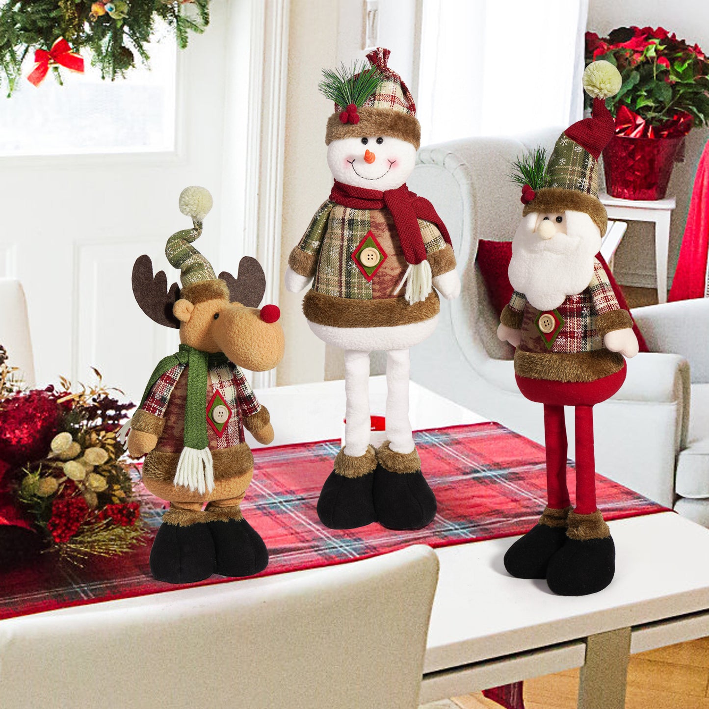 lusailstore-Retractable Christmas doll atmosphere decoration