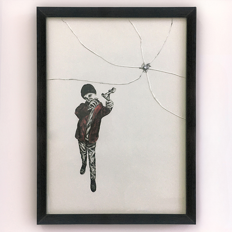 lusailstore - Wall hanging decoration The art of destruction