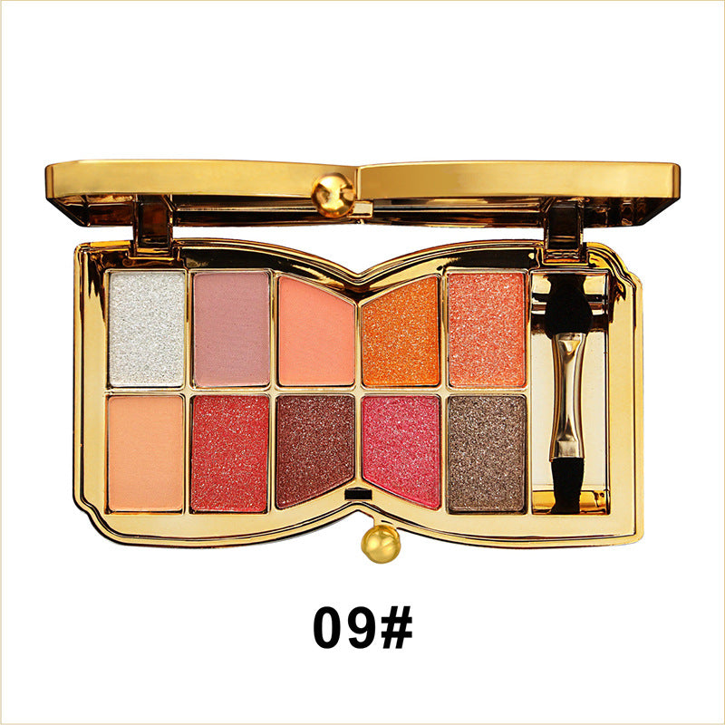 lusailstore - 10 Colors Sparkle Shimmer Eyeshadow Palette