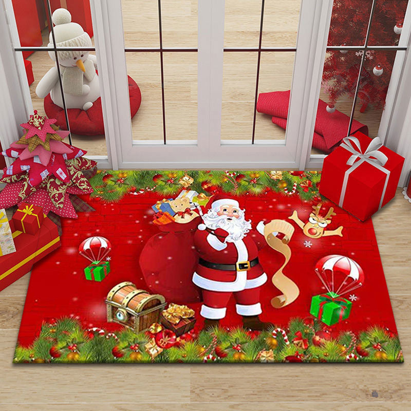 lusailstore - christmas carpet mat