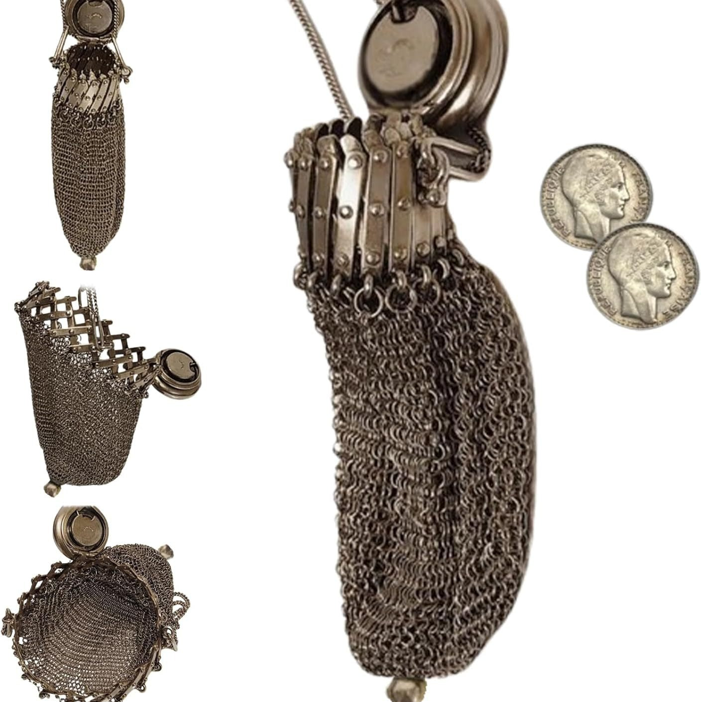 lusailstore - handmade 1920s english coin purse