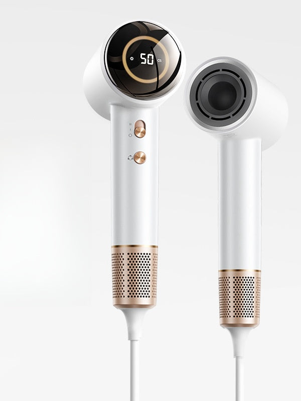 Portable cold and hot air ionic hair dryer(White)