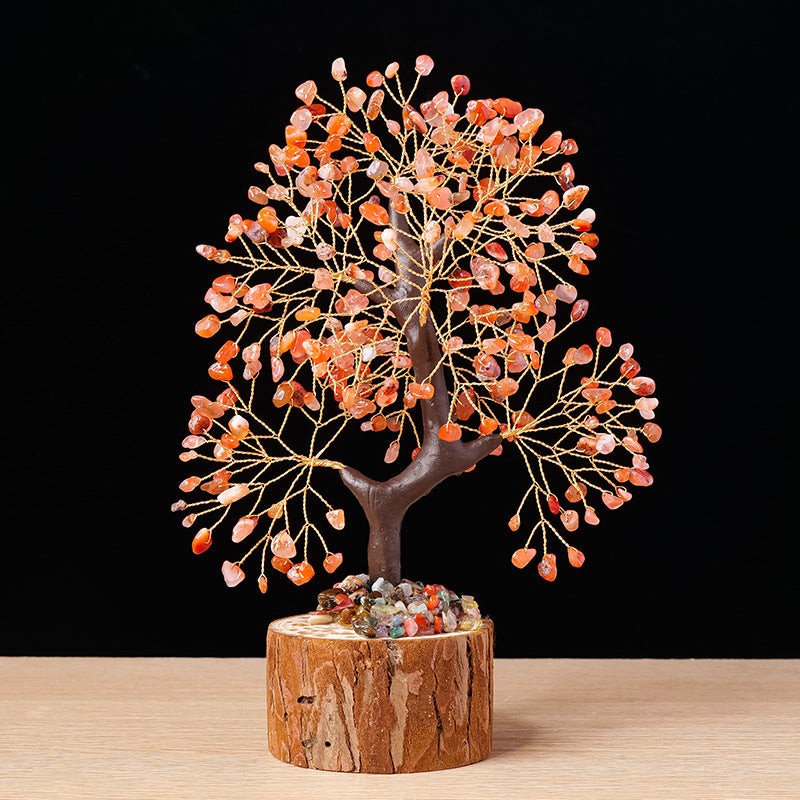 lusailstore - Colorful gravel tree of life ornaments
