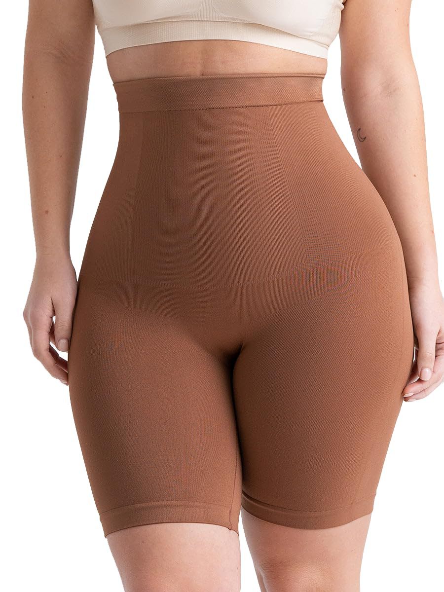lusailstore - high waist shaping shorts plus size