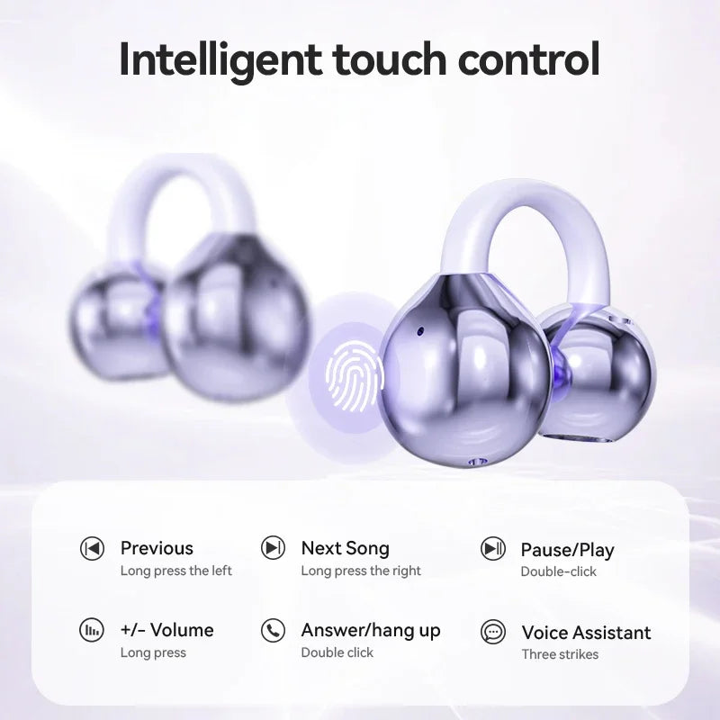 lusailstore - Ear Clip Bluetooth Headphones