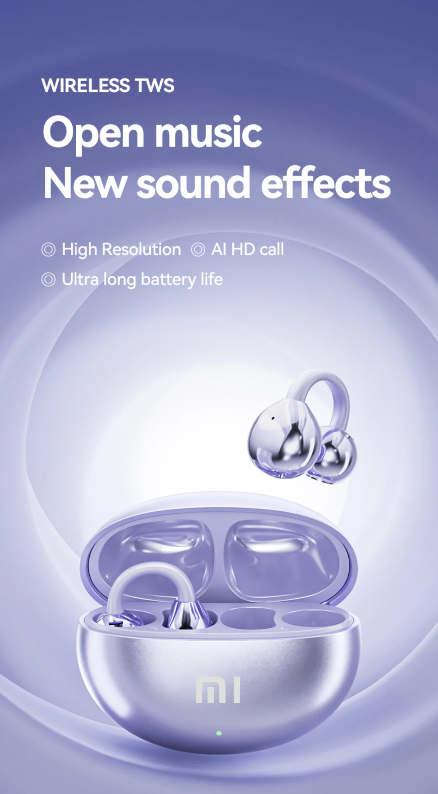 lusailstore - Ear Clip Bluetooth Headphones