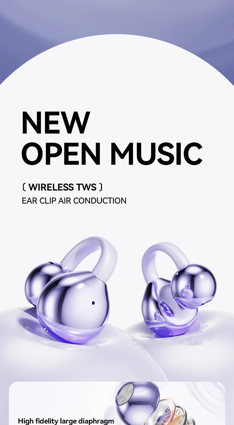 lusailstore - Ear Clip Bluetooth Headphones