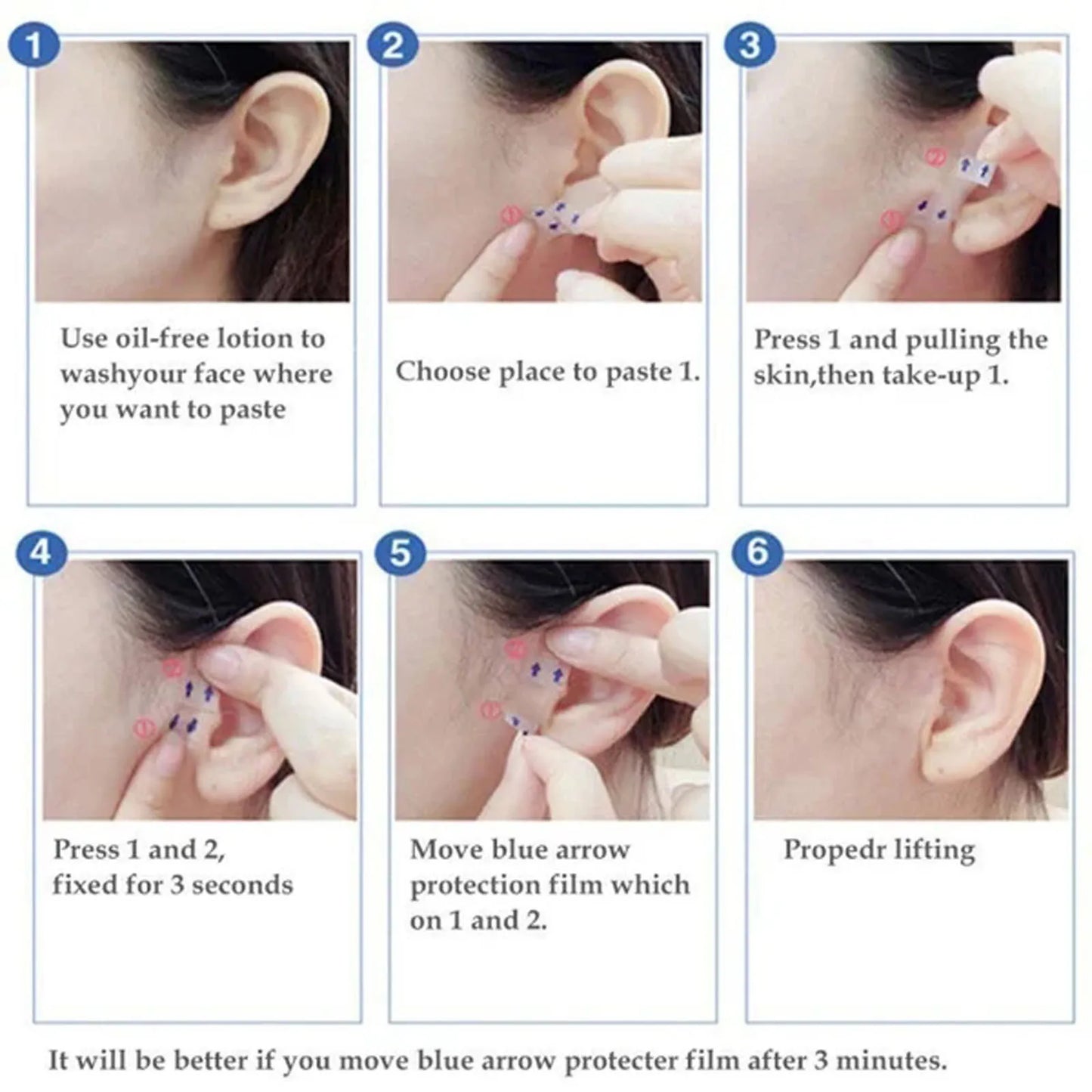 lusailstore - invisible face lifter tape (40pcs)