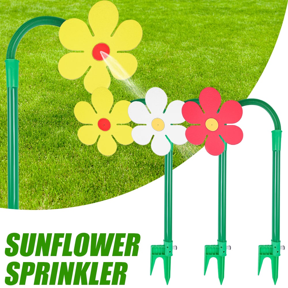 lusailstore - Dancing Sunflower Rotating Garden Sprinkler