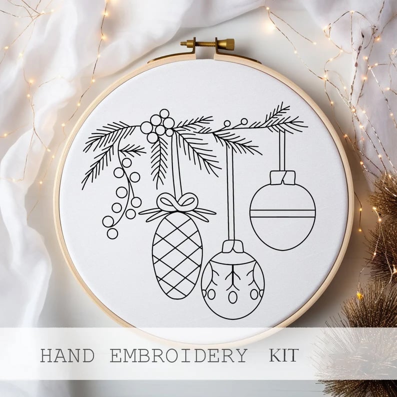 lusailstore-Christmas Embroidery KIT