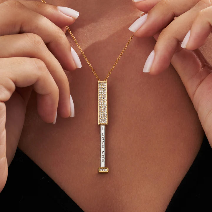 lusailstore - hidden i love you necklace
