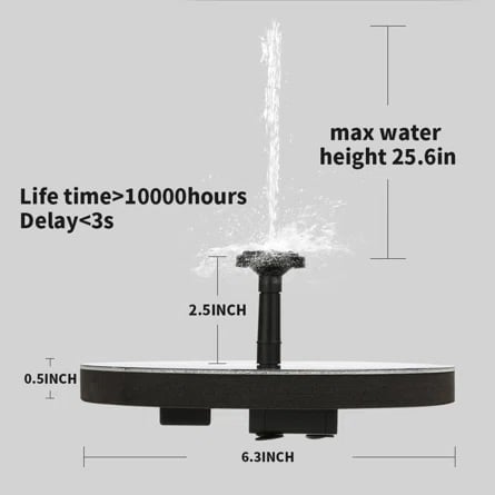 lusailstore - Solar outdoor fountain