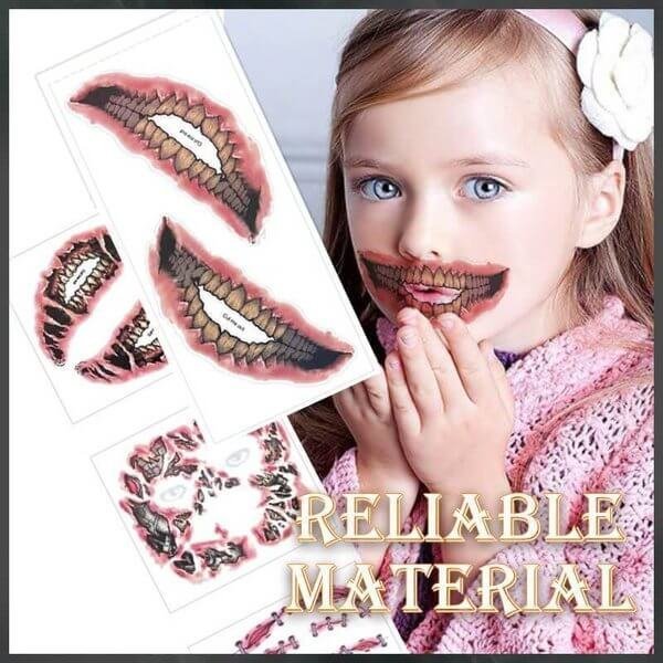 lusailstore- Halloween prank makeup temporary tattoo