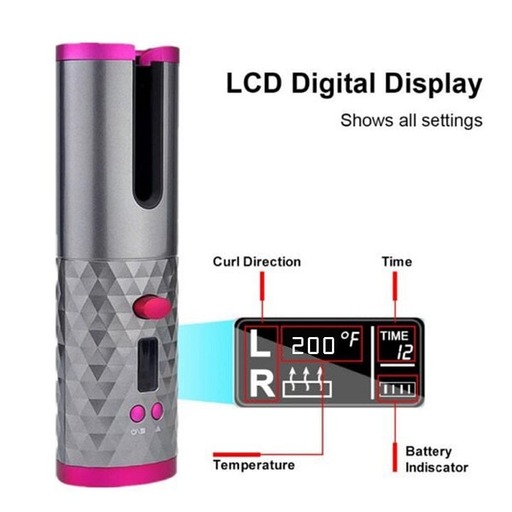lusailstore- Cordless Automatic Curler