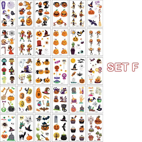 lusailstore- Halloween prank makeup temporary tattoo