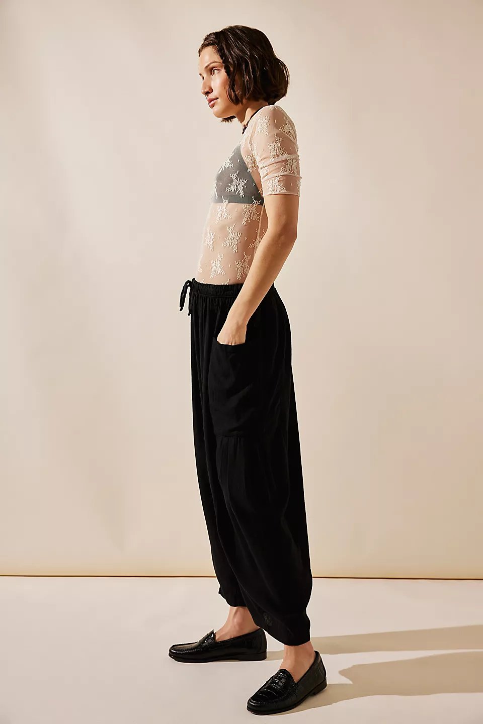 lusailstore -pockets summer harem pants