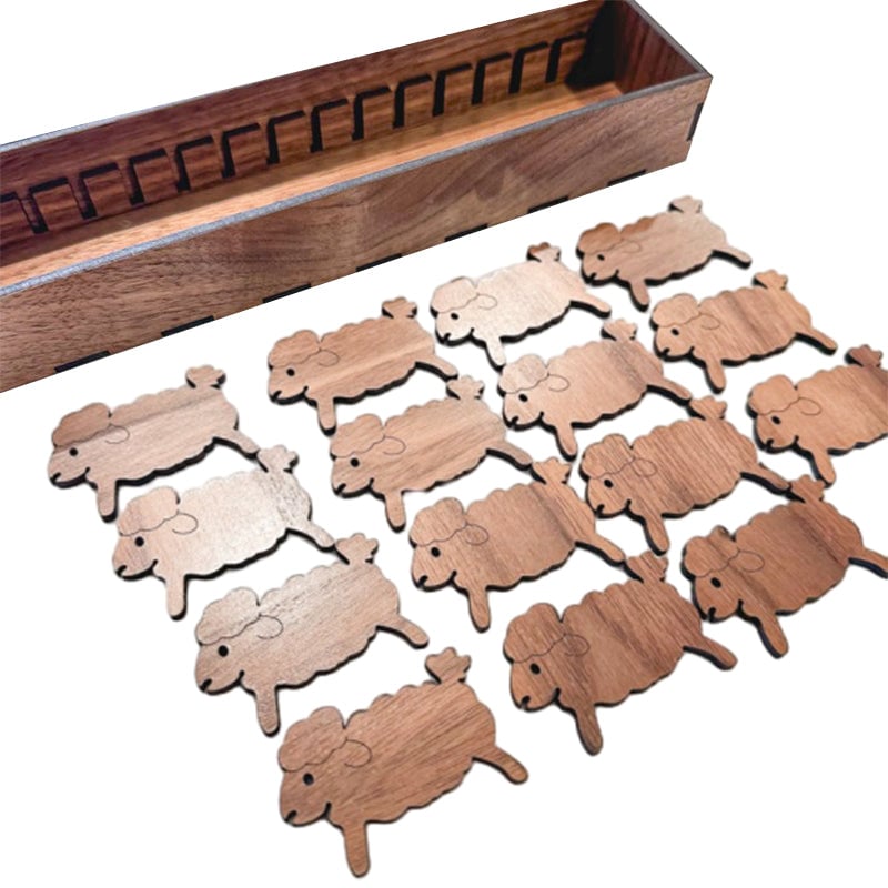 lusailstore - Wooden Animal Bobbin Set