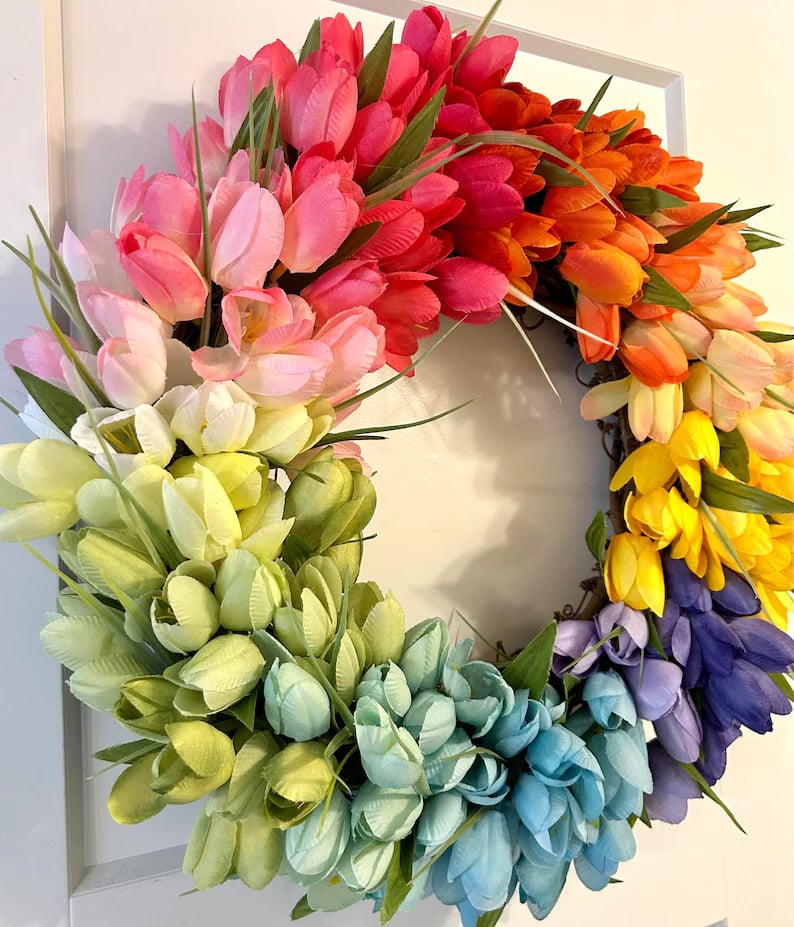 lusailstore- UV resistant realistic artificial tulip flower
