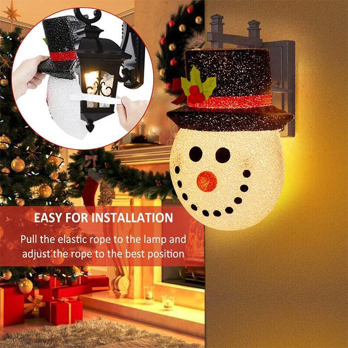 lusailstore - Snowman Porch Light Cover