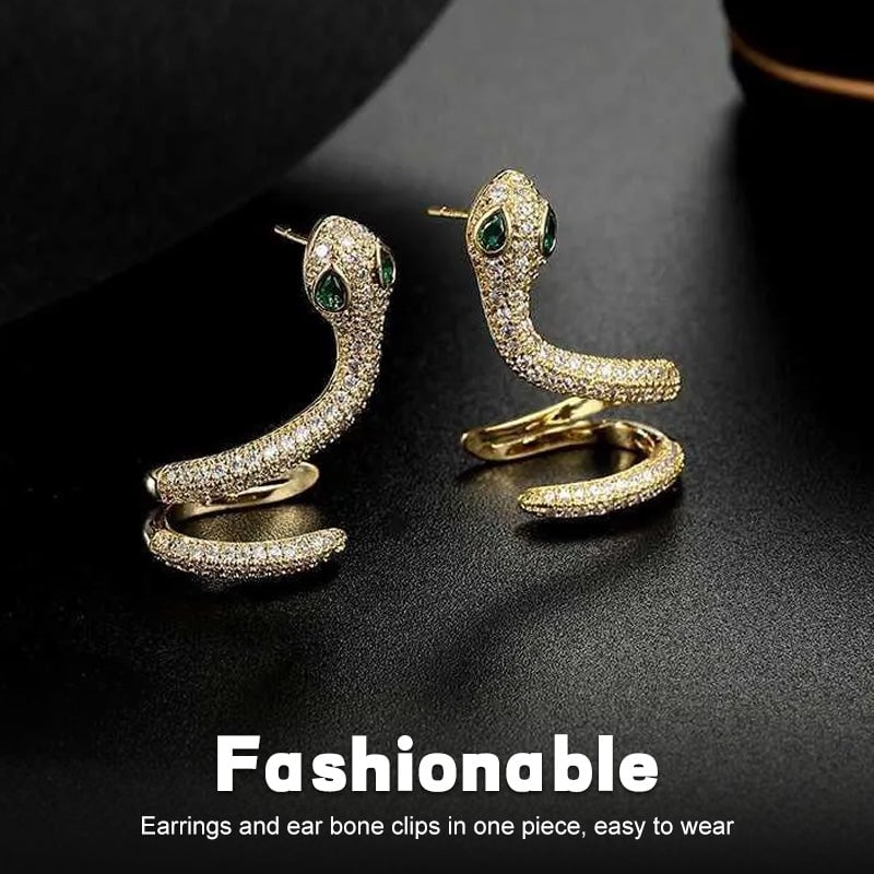 lusailstore - snakes earrings