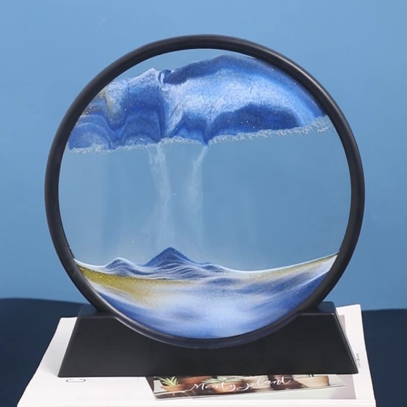 lusailstore-3D Hourglass Deep Sea Sand Scene