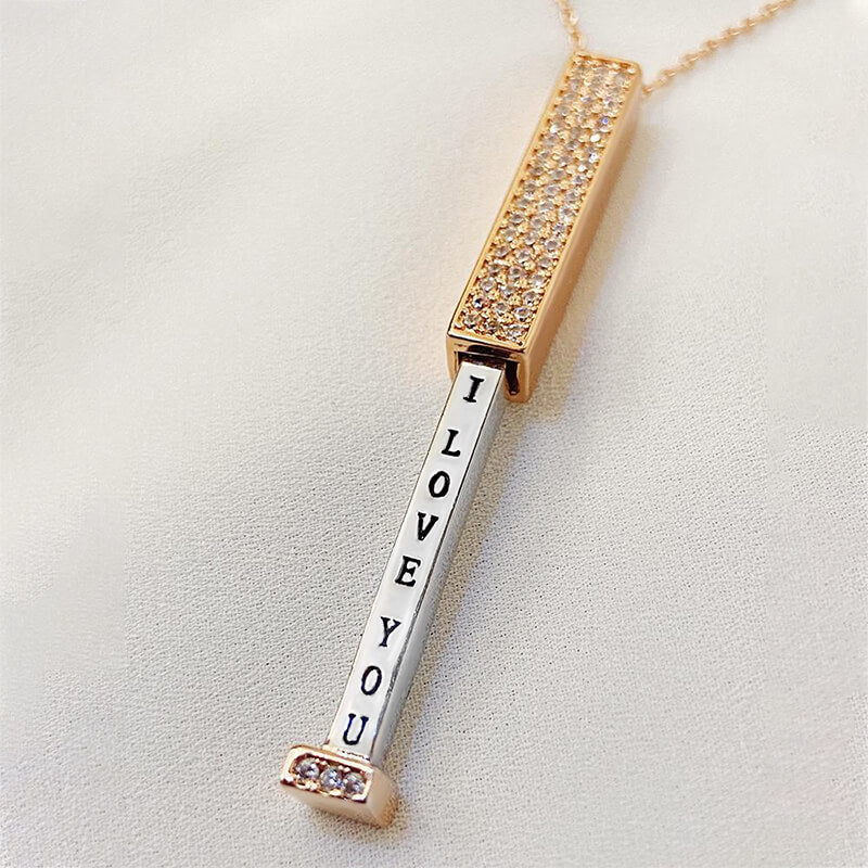 lusailstore - hidden i love you necklace