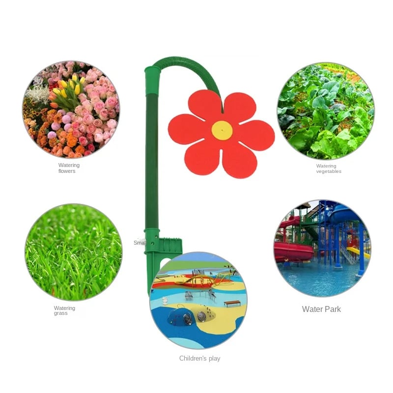 lusailstore - Dancing Sunflower Rotating Garden Sprinkler
