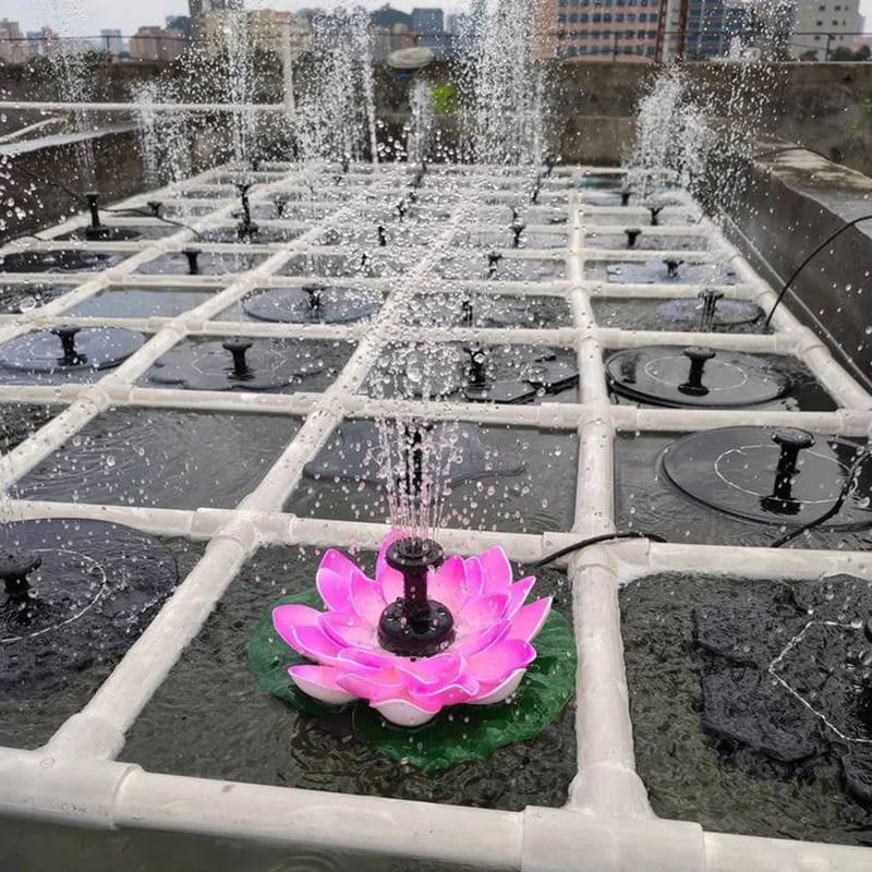 lusailstore - Solar Lotus Fountain