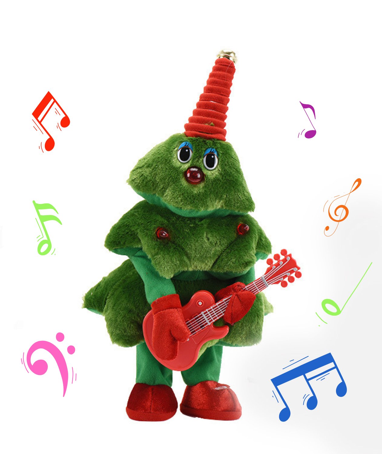 lusailstore - Sing and Dance Rock Christmas Tree Toy