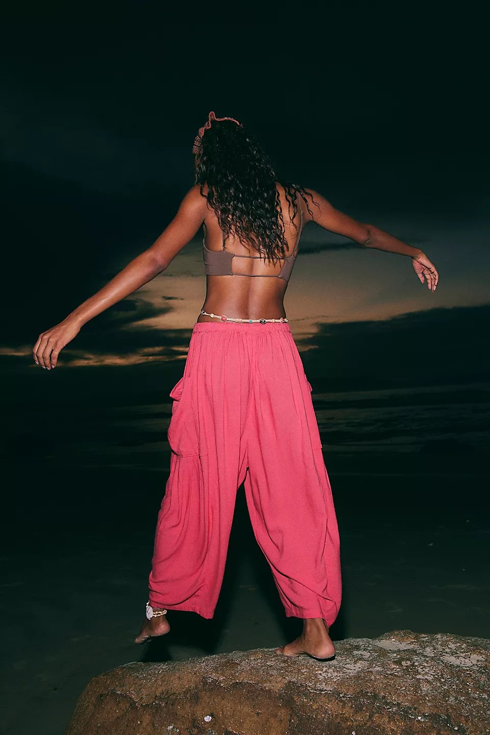 lusailstore -pockets summer harem pants